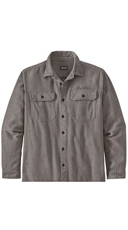 MAHA Patagonia Fjord Flannel, Heather Grey - Size Medium