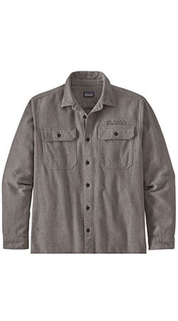 MAHA Patagonia Fjord Flannel, Heather Grey - Size Large